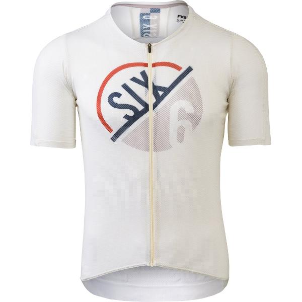 AGU High Summer Fietsshirt III SIX6 Heren - Wit - XXXL - Extra Ademend - UV bescherming