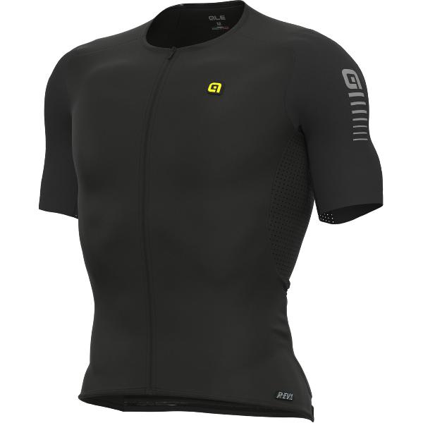 Ale Fietsshirt Korte Mouwen R-EV1 Race Special - Zwart - M - Valt klein