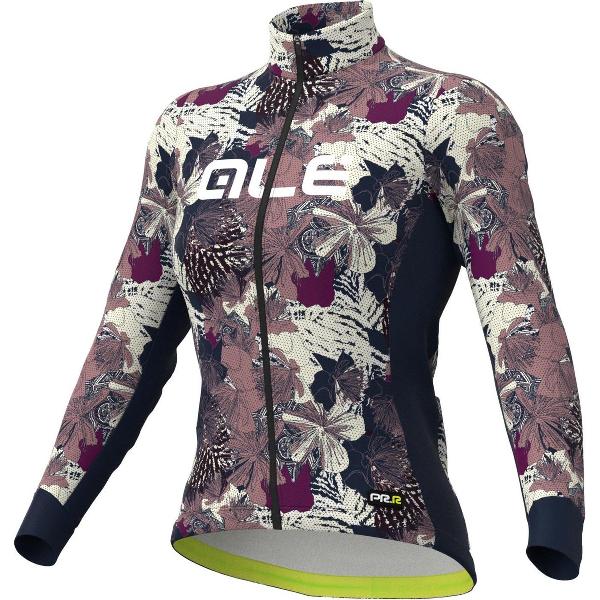 Ale Dames Fietsshirt Lange Mouwen PR-R Amazzonia - Beige - XL - Valt klein