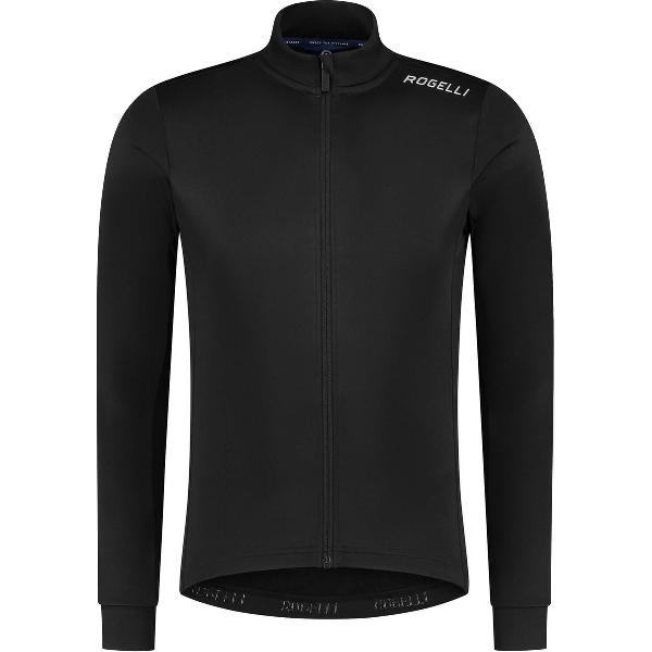 Rogelli Core Fietsshirt - Lange Mouwen - Heren - Zwart - Maat 3XL