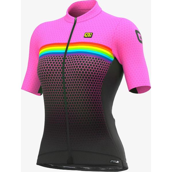 Ale Dames Fietsshirt Korte Mouwen PRS Bridge - Roos - XS - Valt klein