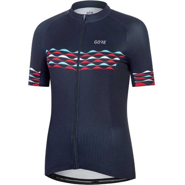 GORE® Wear Skyline Korte Mouwen Dames Fietsshirt - Orbit Blue / Scuba Blue - XS