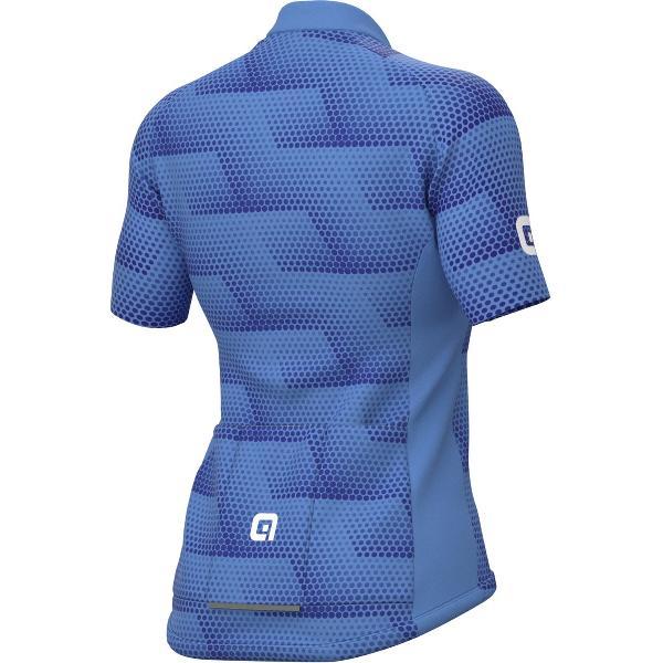 Ale Dames Fietsshirt Korte Mouwen Solid Sharp - Blauw - L - Valt klein