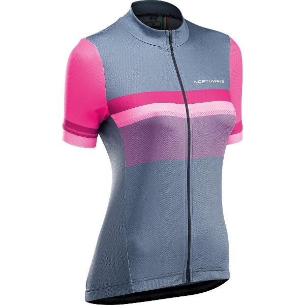 Northwave Origins Woman Jersey SS Grey/Magenta L