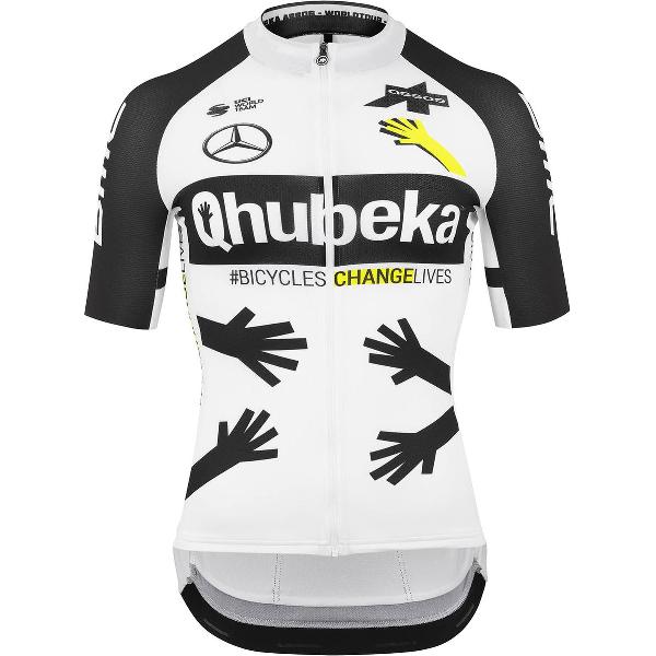 Assos Qhubeka Summer Jersey White Black