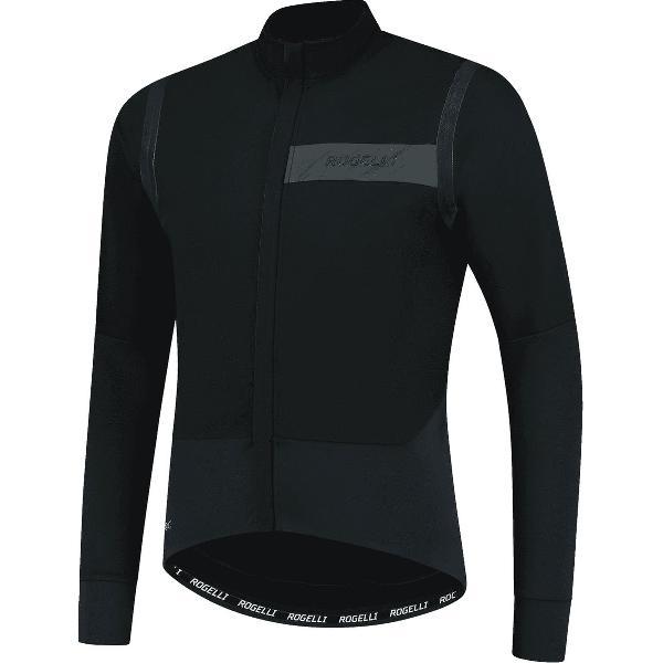 Rogelli Infinite Winterjack - Fietsjack Lightjack - Heren - Zwart/Reflectie - Maat 2XL