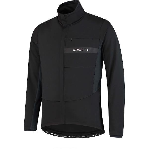 Rogelli Barrier Fietsjack Winter - Heren - Zwart - Maat 3XL