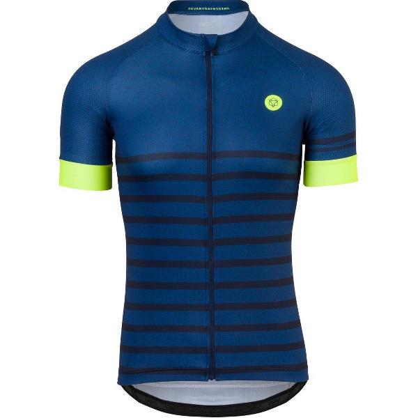 AGU Melange Fietsshirt Essential Heren - Blauw - L