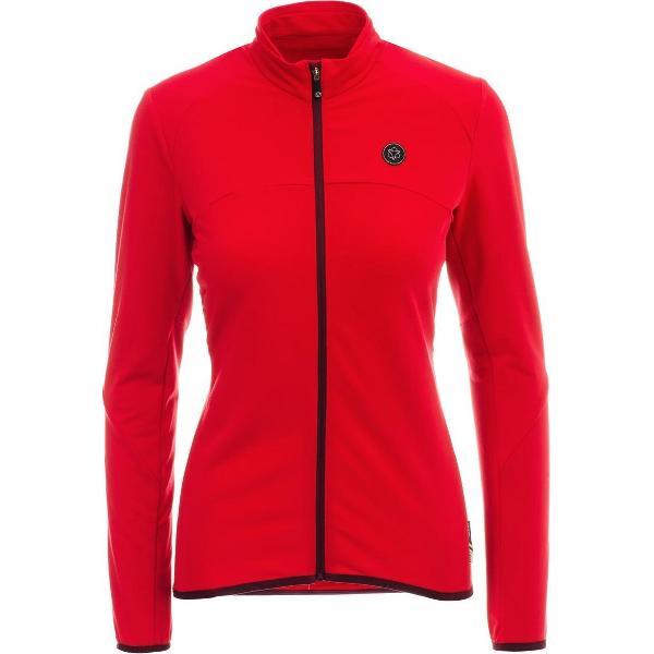 AGU Thermo Fietsshirt Lange Mouw Essential Dames - Rood - XS