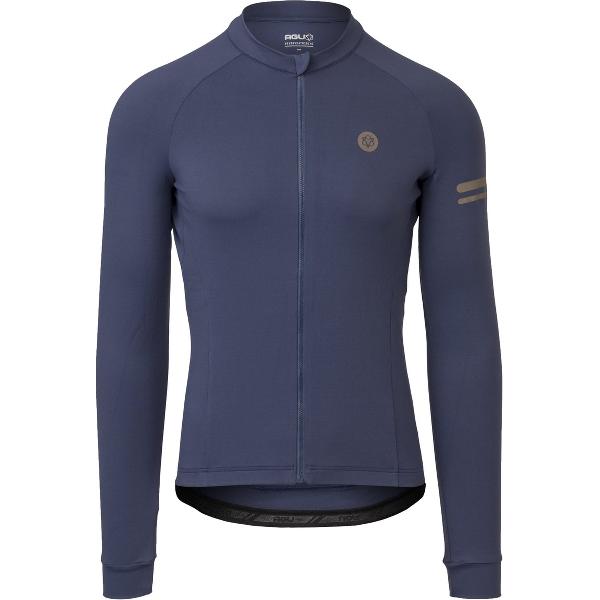 AGU Solid Fietsshirt Lange Mouwen Trend Heren - Cadetto - S