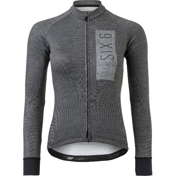 AGU Merino Fietsshirt Lange Mouwen II SIX6 Dames - Zwart - L