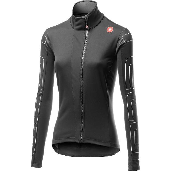 Castelli Fietsjack lange mouwen voor Dames Zwart Ivoor / CA Transition W Jacket Light Black/Ivory