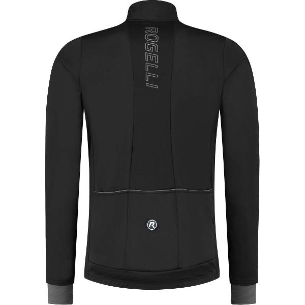 Rogelli Essential Winterjack - Fietsjack Heren - Zwart - Maat S