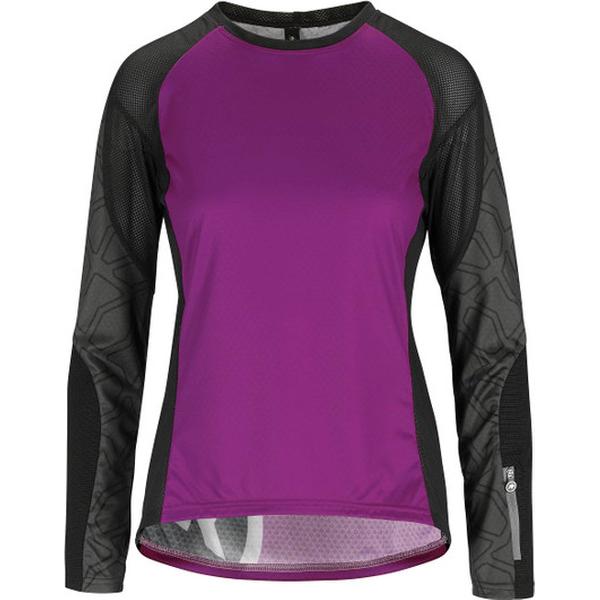 assos Trail Longsleeve Jersey Dames, cactus purple Maat XL