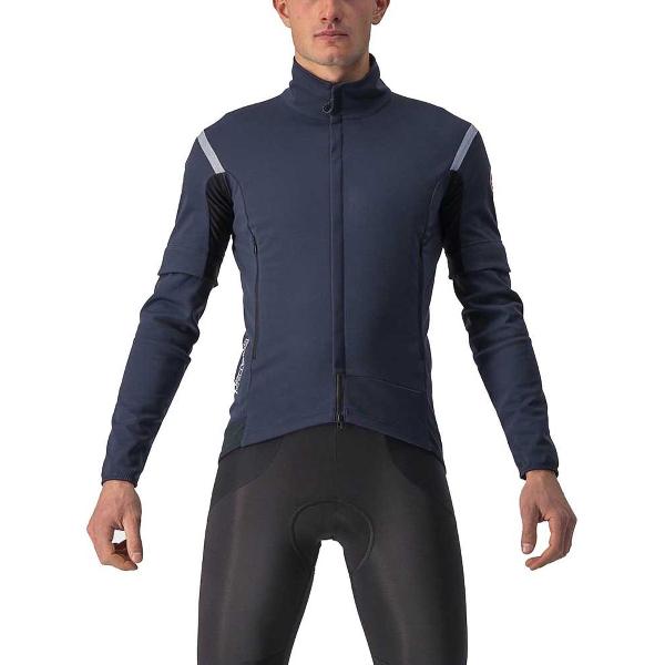 CASTELLI Perfetto RoS 2 Convertible Jas Heren - Savile Blue / Silver Grey - S