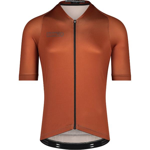 BIORACER Fietsshirt Heren - Fietskledij Metalix Icon - Wielrennen - Oranje S