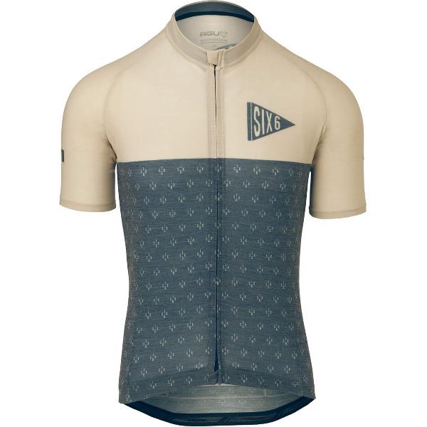 AGU Merino Fietsshirt IV SIX6 Heren - Blauw - XXXL