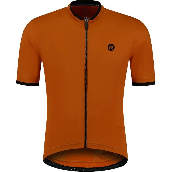 Rogelli Essential Fietsshirt - Korte Mouwen - Heren - Koper - Maat 2XL