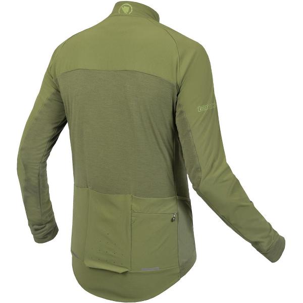 Endura GV500 Jersey Met Lange Mouwen Heren - Olive Green - M