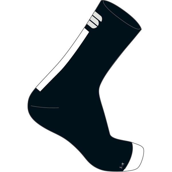 Sportful Fietssokken zomer Dames Zwart Wit / SF Bodyfit Pro 12 W Socks-Black/White - S/M