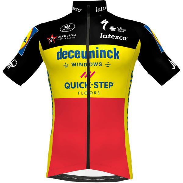 Deceuninck Quick-Step Vermarc 2021 Belgisch Kampioen Korte Mouwen Aero SP.L Maat XL