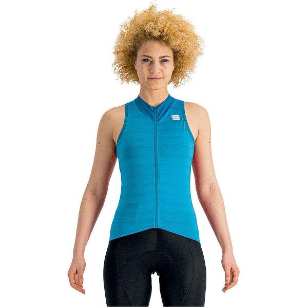 Sportful Fietsshirt Mouwloos Blauw Dames - Kelly W Sleeveless Jersey Berry Blue-M