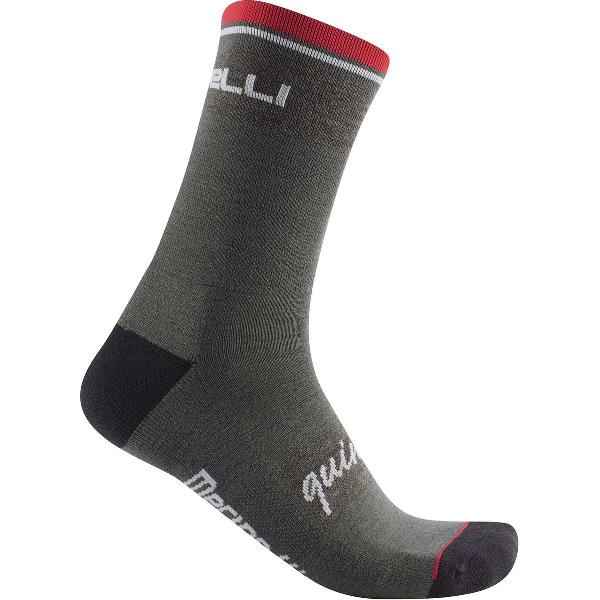 Castelli Quindici Soft Merino Sock - Dark Green