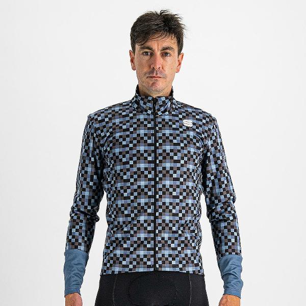 Sportful PIXEL fietsjas Blue Sea - Mannen - maat XXL