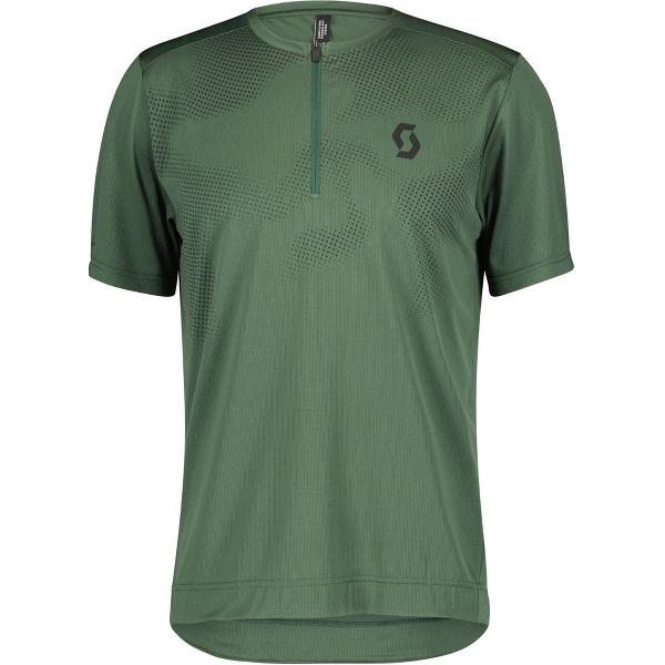 Scott Trail Flow Korte Mouwen Fietsshirt Groen L Man