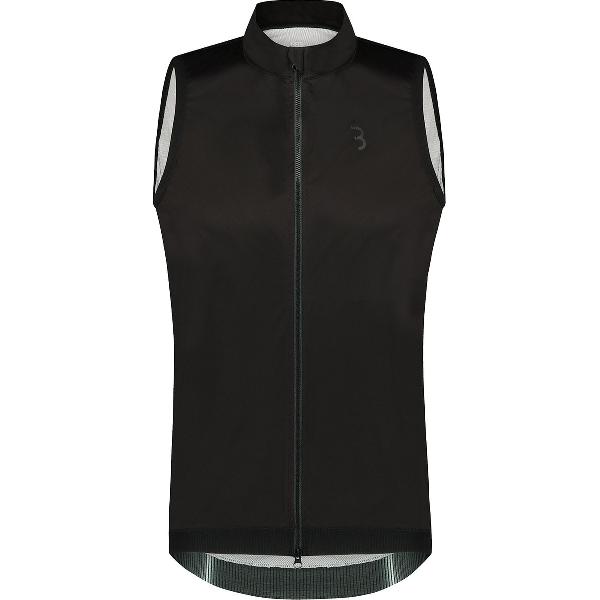 BBB Cycling Windvest Windshield Fietsjack - Racefiets Kleding - Mouwloos - Waterbestendig - Zwart - Maat L - BBW-485