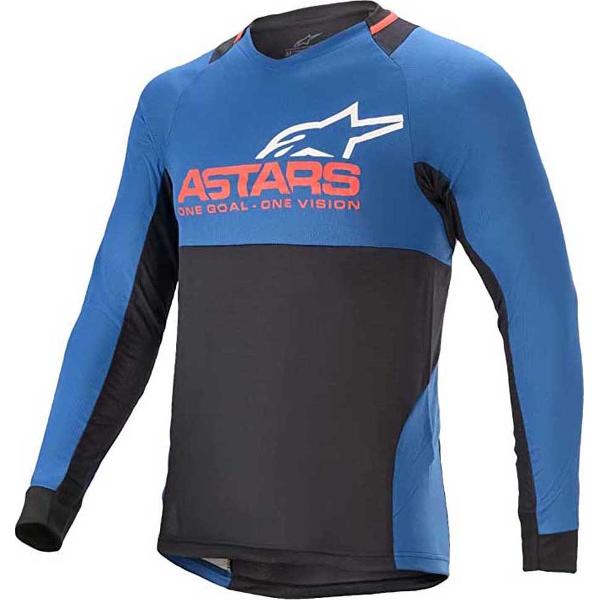 Alpinestars Bicycle Drop 8.0 Jersey Met Lange Mouwen Blauw M Man