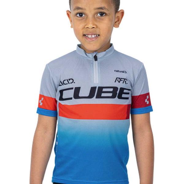 Cube Teamline Rookie Jersey Met Korte Mouwen Blauw M Jongen