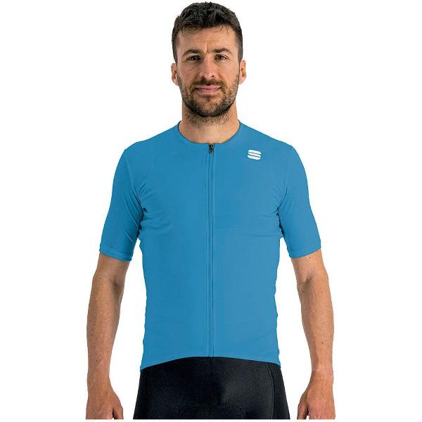 Sportful Fietsshirt Korte Mouwen Blauw Heren - Matchy Short Sleeve Jersey Berry Blue-XL