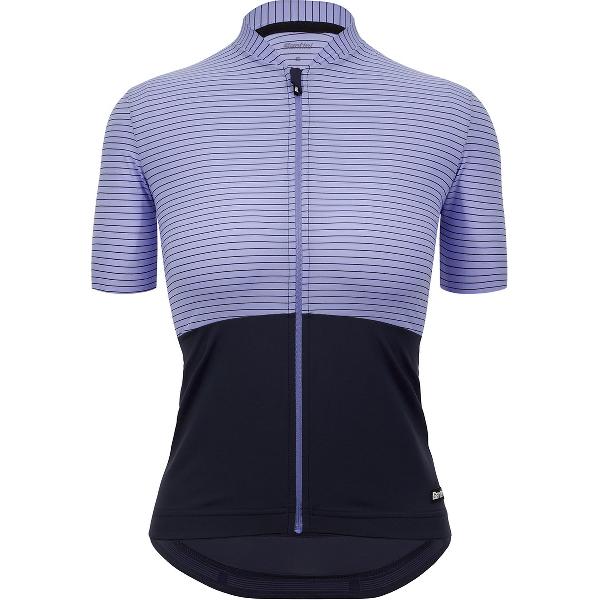 Santini Colore Riga - Women'S S/S Jersey LILA - Maat S