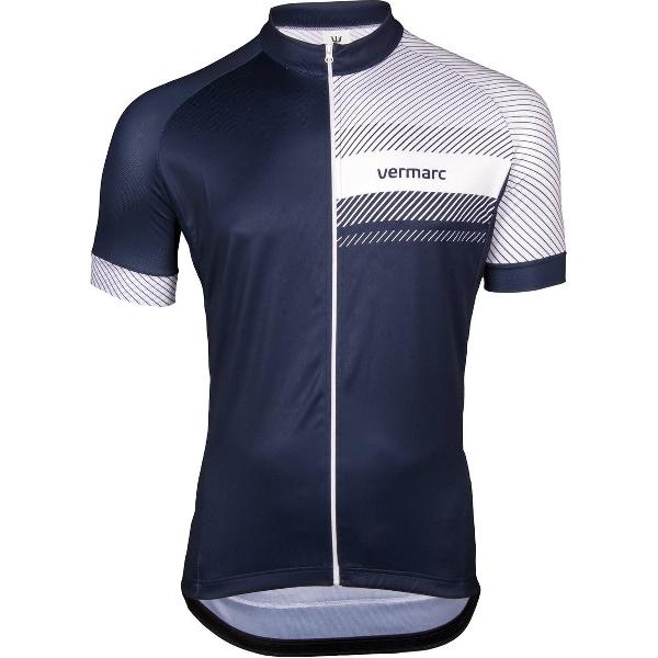 Vermarc classico sp.l fietsshirt met korte mouwen blauw Maat L