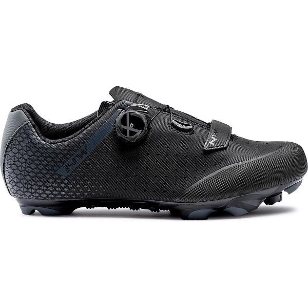 Northwave Origin Plus 2 Mountainbike Fietsschoenen - Maat 43 - Unisex - zwart/donker grijs