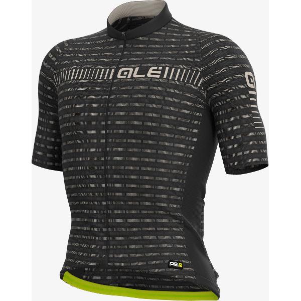 Ale SS Jersey Graphics PRR Green Road - Zwart-Turquoise - M - Valt klein