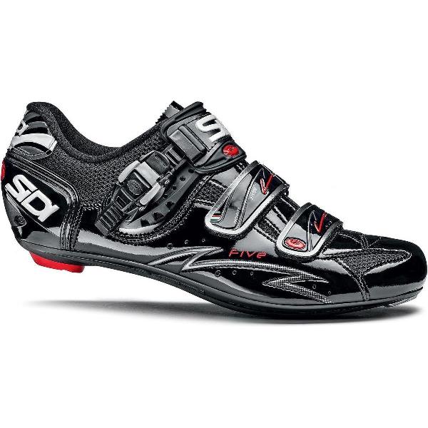 Sidi Scarpe Five - Racefietsschoenen - Vernice Zwart - Maat 48