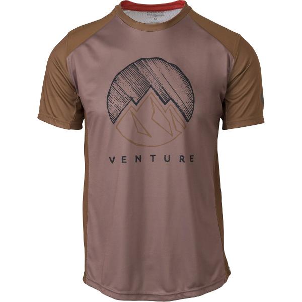 MTB Fietsshirt Venture Unisex - Bruin - S