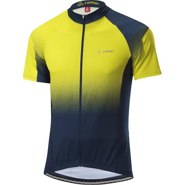 Loeffler fietsshirt korte mouwen M Bike Jersey FZ Dusty Mid - Geel - 58