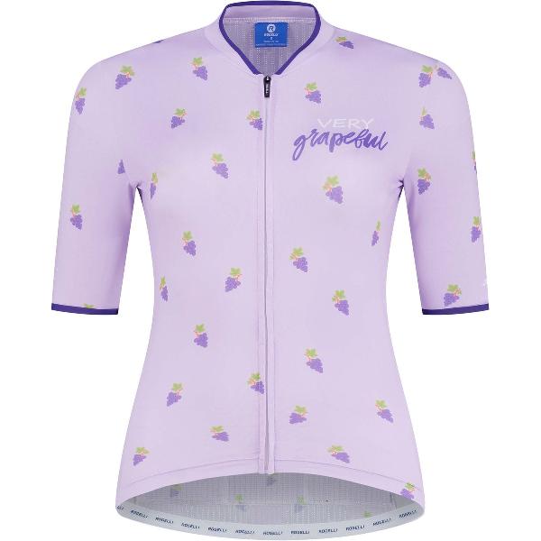 Rogelli Fruity Fietsshirt - Korte Mouwen - Dames - Paars - Maat XL