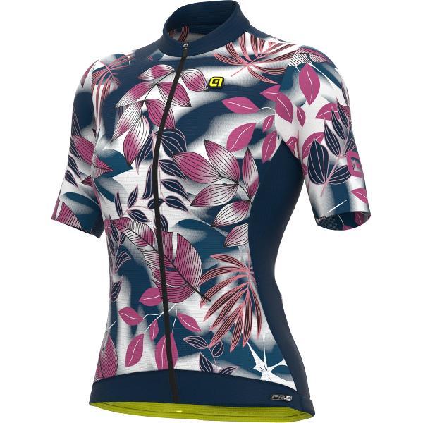 Ale Dames Fietsshirt Korte Mouwen PRS Garden - Blauw - XXL - Valt klein