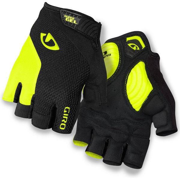 Giro Strade Dure Supergel Handschoenen, zwart/geel Handschoenmaat XL