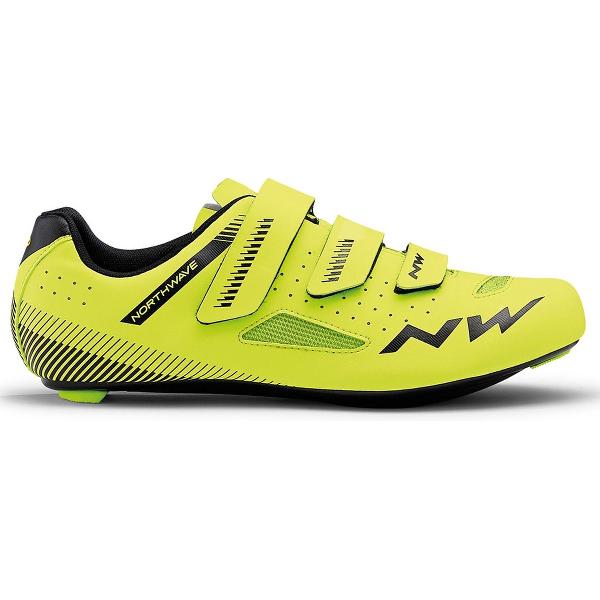 Northwave Core Race Fietsschoenen - Maat 42 - Unisex - geel/zwart