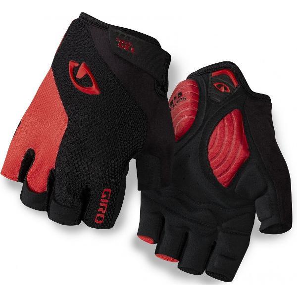 Giro Strade Dure Supergel Handschoenen, zwart/rood Handschoenmaat L