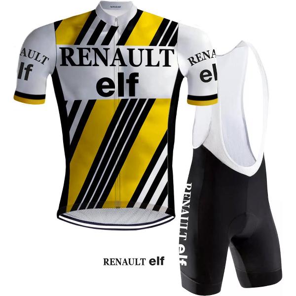 Retro Wielertenue Renault Elf - REDTED - 4XL