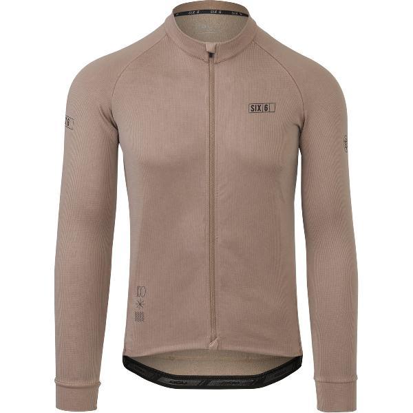 AGU Classic Fietsshirt Lange Mouwen SIX6 Heren - Classic Toffee - L