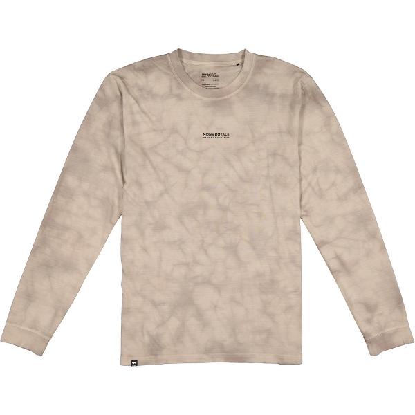 Mons Royale Icon Longsleeve Garment Dyed Desert Tie Dye L