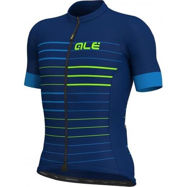 ALE Men Short Sleeve Jersey Ergo Blue Green S