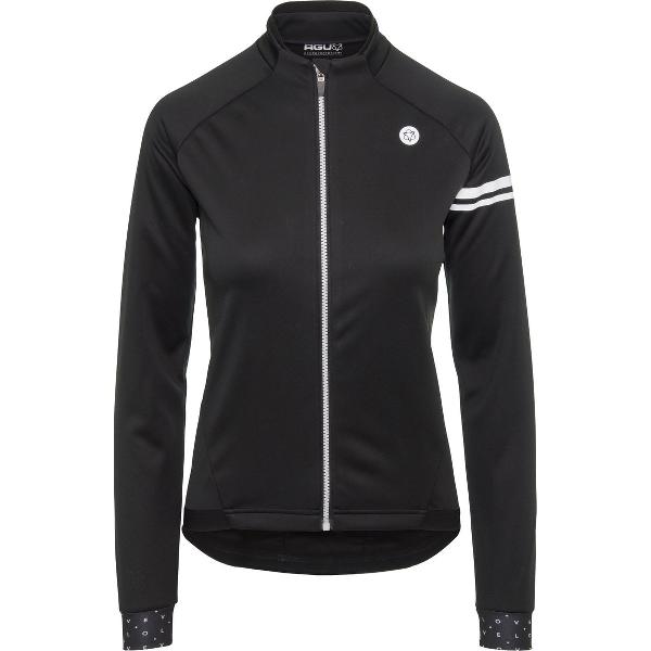 AGU Winter Thermo Fietsjack Essential Dames - Zwart - S - Winddicht - Waterafstotend